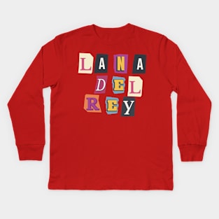 Lana Del Rey Kids Long Sleeve T-Shirt